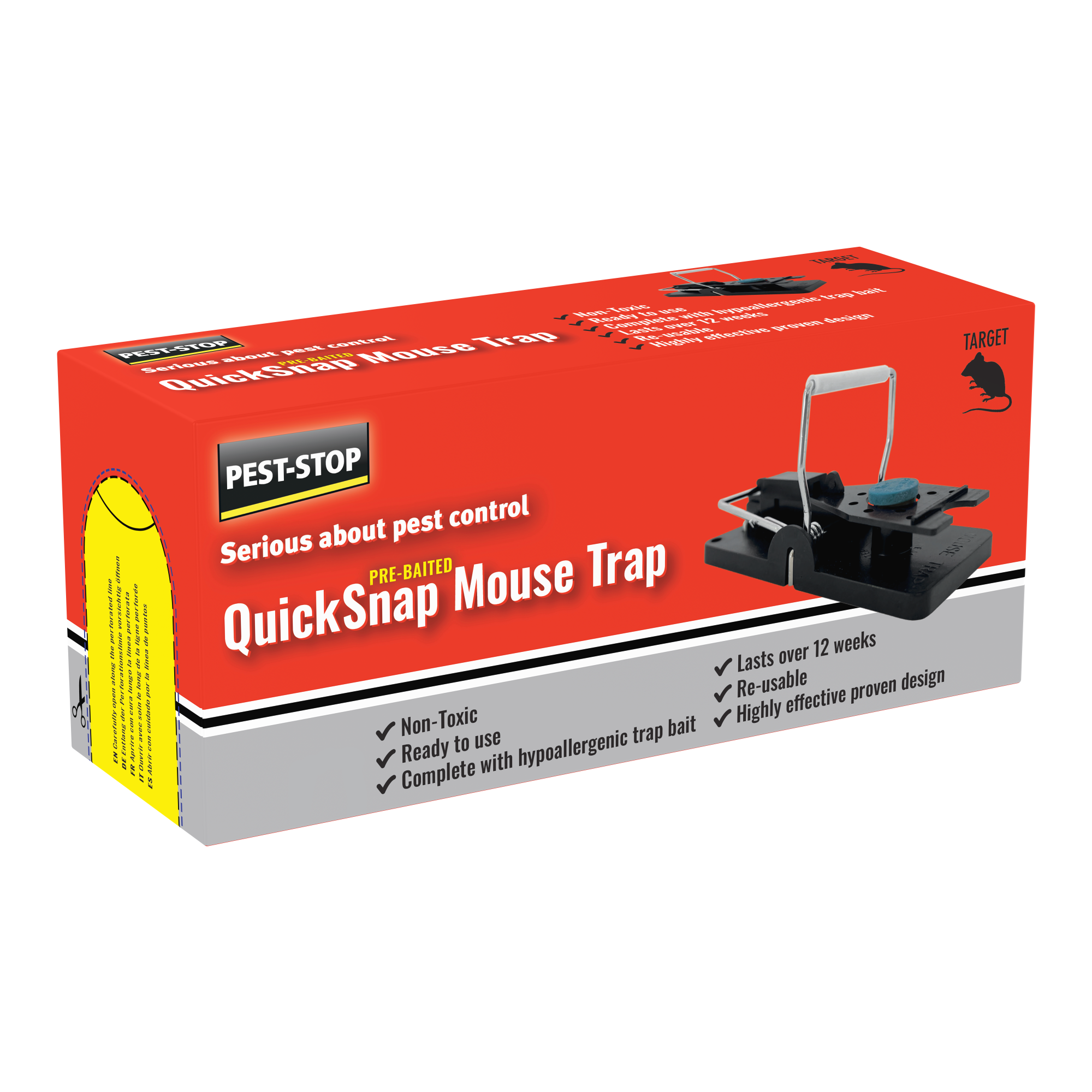 PreBaited QuickSnap Mouse Trap PestStop